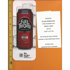 Large Coke Size Chameleon Soda Flavor Strip Full Throttle Red Berry 16 oz CAN